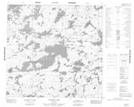 064J13 Nicklin Lake Topographic Map Thumbnail 1:50,000 scale