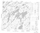 064K13 Misty Lake Topographic Map Thumbnail 1:50,000 scale