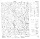 066E11 Hawk Rapids Topographic Map Thumbnail 1:50,000 scale