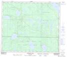 073J08 Musquash Lake Topographic Map Thumbnail