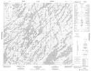 073P14 Mctavish Lake Topographic Map Thumbnail 1:50,000 scale