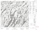 074A14 Burbidge Lake Topographic Map Thumbnail 1:50,000 scale