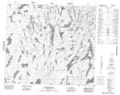 074B03 Studer Lake Topographic Map Thumbnail