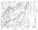 074H06 Russell Lake Topographic Map Thumbnail