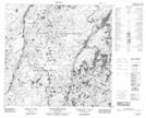 074I04 Little Cree River Topographic Map Thumbnail