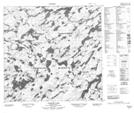 074I16 Kosdaw Lake Topographic Map Thumbnail 1:50,000 scale