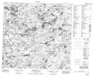 074J10 Birkbeck Lake Topographic Map Thumbnail