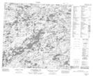 074J11 Livingstone Lake Topographic Map Thumbnail
