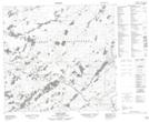 074K05 Cluff Lake Topographic Map Thumbnail