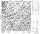 074P11 Chambeuil Lake Topographic Map Thumbnail
