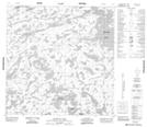 075A05 Burstall Lake Topographic Map Thumbnail 1:50,000 scale