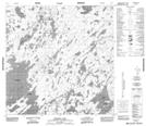 075A07 Bertran Lake Topographic Map Thumbnail 1:50,000 scale