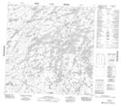 075B03 Dunvegan Lake Topographic Map Thumbnail 1:50,000 scale