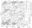 075B09 Odin Lake Topographic Map Thumbnail 1:50,000 scale
