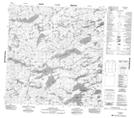 075B13 Spitfire Lake Topographic Map Thumbnail 1:50,000 scale