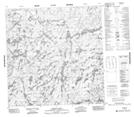 075C10 Majeau Lake Topographic Map Thumbnail 1:50,000 scale