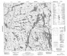 075D08 Bedodid Lake Topographic Map Thumbnail 1:50,000 scale