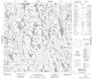 075D11 Champagne Lakes Topographic Map Thumbnail 1:50,000 scale