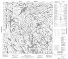 075D13 Tortuous Lake Topographic Map Thumbnail 1:50,000 scale