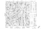 075E03 Augustine Lake Topographic Map Thumbnail 1:50,000 scale