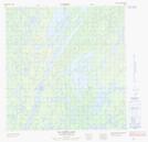 075E08 Macinnis Lake Topographic Map Thumbnail 1:50,000 scale