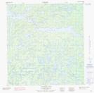 075E16 Gagnon Lake Topographic Map Thumbnail 1:50,000 scale
