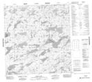 075F10 Tejean Lake Topographic Map Thumbnail 1:50,000 scale