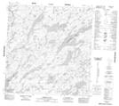 075G05 Garceau Lake Topographic Map Thumbnail