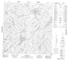 075G07 Burpee Lake Topographic Map Thumbnail 1:50,000 scale
