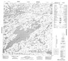 075G16 Lahaise Lake Topographic Map Thumbnail
