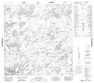 075H01 Millar Lake Topographic Map Thumbnail 1:50,000 scale