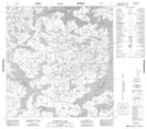 075H07 Sanderson Lake Topographic Map Thumbnail 1:50,000 scale