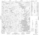 075H14 Sammon Lake Topographic Map Thumbnail 1:50,000 scale