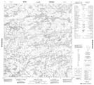 075I06 Nieznany Lake Topographic Map Thumbnail 1:50,000 scale