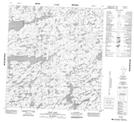 075J06 Huff Lake Topographic Map Thumbnail 1:50,000 scale