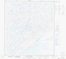 075L14 Akaitcho Lake Topographic Map Thumbnail