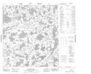 075M08 Beirnes Lake Topographic Map Thumbnail