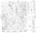 075N13 Zyena Lake Topographic Map Thumbnail 1:50,000 scale