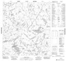 075P11 Hoare Lake Topographic Map Thumbnail 1:50,000 scale