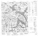 076C05 Thonokied Lake Topographic Map Thumbnail