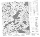 076C09 Muskox Lake Topographic Map Thumbnail 1:50,000 scale