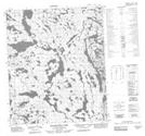 076C16 Thlewycho Lake Topographic Map Thumbnail 1:50,000 scale