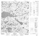 076D04 Undine Lake Topographic Map Thumbnail 1:50,000 scale