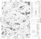 076E11 Fingers Lake Topographic Map Thumbnail 1:50,000 scale