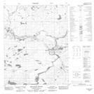 076L08 Bellanca Rapids Topographic Map Thumbnail 1:50,000 scale