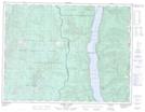 082E09 Burrell Creek Topographic Map Thumbnail 1:50,000 scale