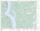 082F10 Crawford Bay Topographic Map Thumbnail 1:50,000 scale