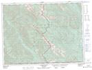082G02 Inverted Ridge Topographic Map Thumbnail 1:50,000 scale