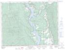 082G03 Lake Koocanusa Topographic Map Thumbnail 1:50,000 scale