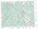 082G10 Crowsnest Topographic Map Thumbnail 1:50,000 scale